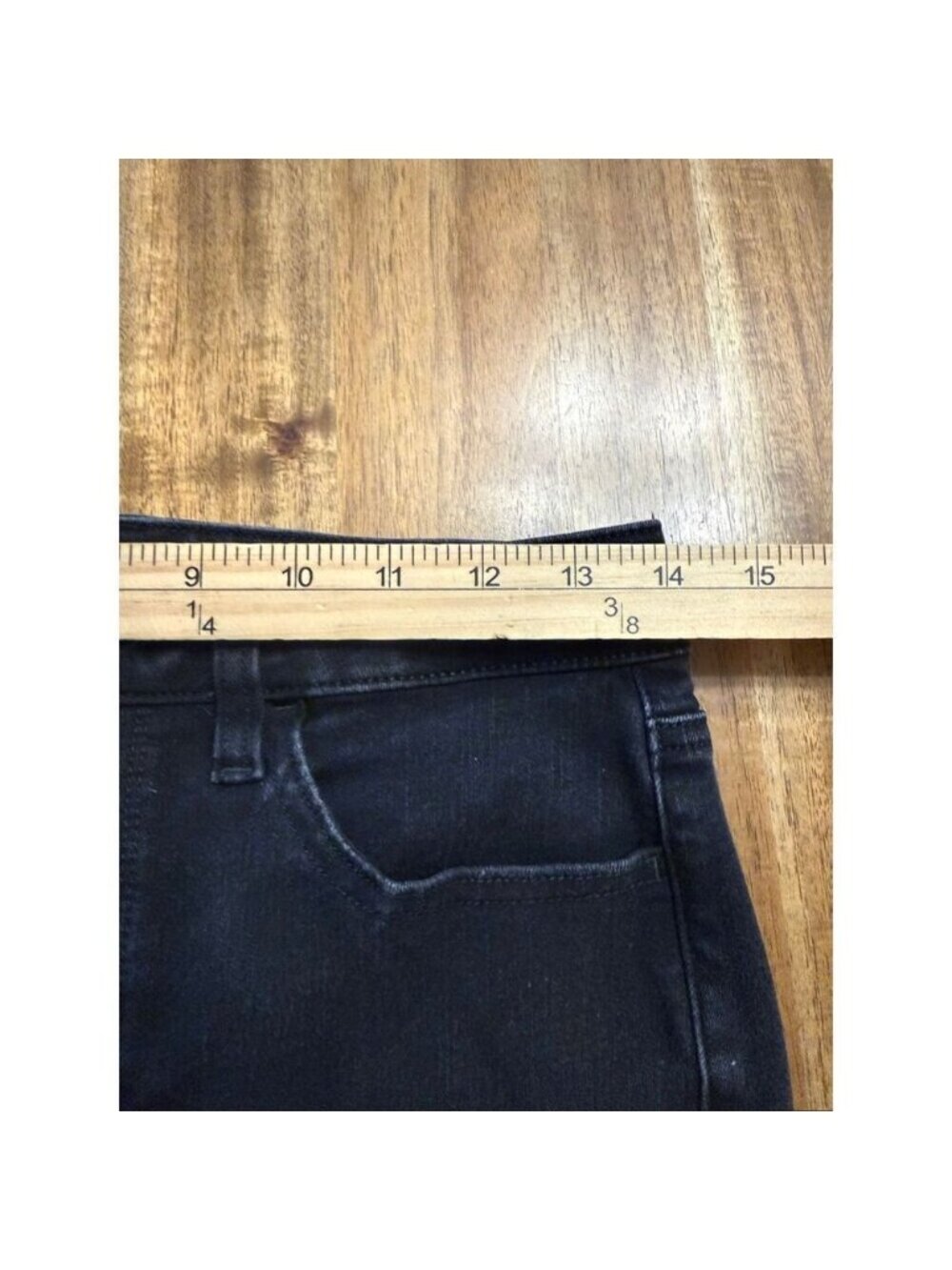 Mid Rise Jegging Dream Stretch Jeans Black Denim Size 6 - Picture 5 of 8
